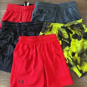 Athletic Works Kids' Shorts - Red, Black, Gray, Yellow